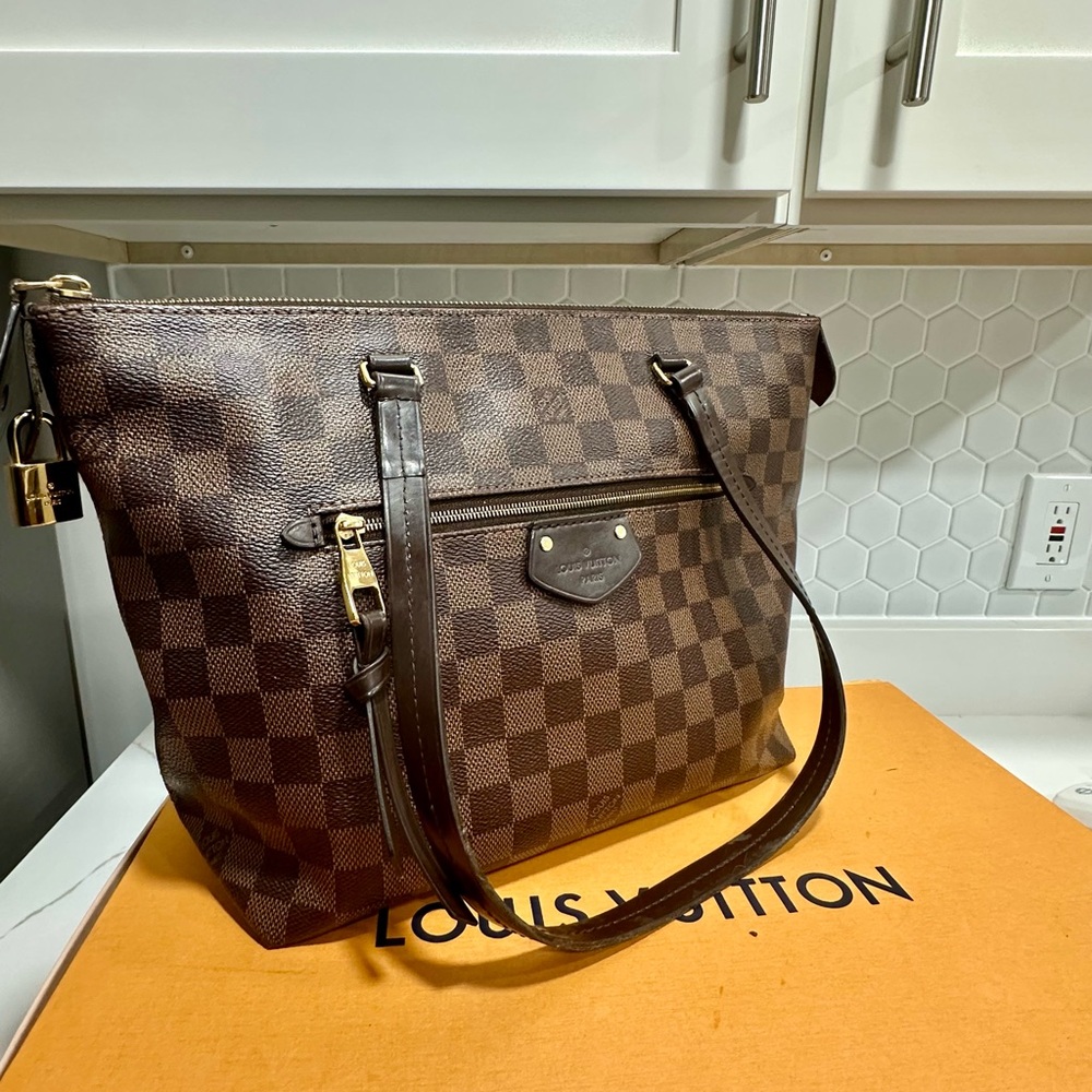 Louis Vuitton Brown Checkered Tote